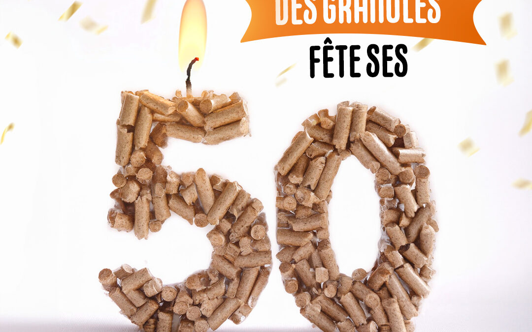 La filière française des granulés biocombustibles fête ses 50 ans cette année !!!